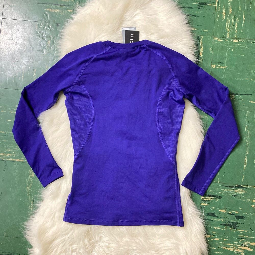 Tesla Sz XS Girls Purple T Shirt Top Progressive Sports Gear Active Overheat NWT
